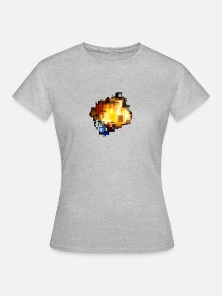 Block - Frauen T-Shirt - Grau meliert