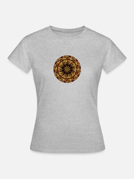 Mandala - T-shirt Femme - gris chiné
