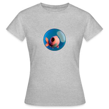 Strange form in an aquarium - Women's T-Shirt - heather grey - Front - AI Model Female 172 dark (172cm)