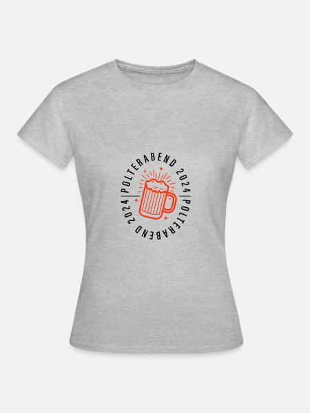 Polterabend 2024 - Frauen T-Shirt - Grau meliert
