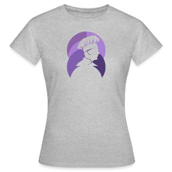 Cuisine Chef étoilé - T-shirt Femme - gris chiné - Devant - AI Model Female 172 dark (172cm)