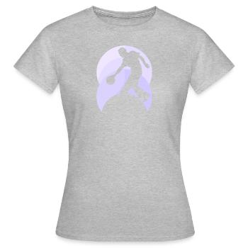 Bowling Bowlingteam Pin - Frauen T-Shirt - Grau meliert - Vorne - AI Model Female 172 dark (172cm)