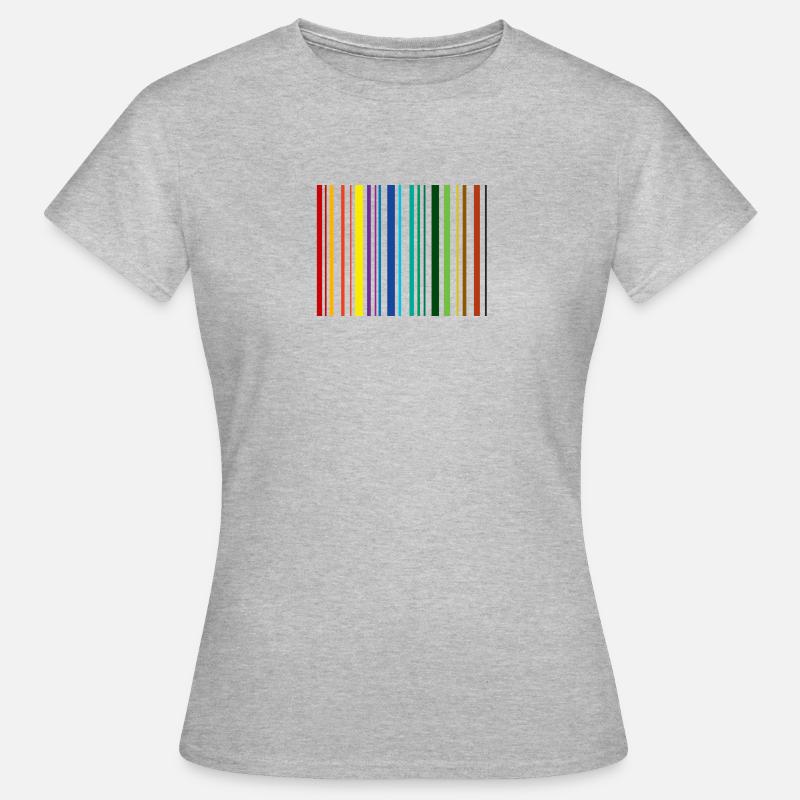 Bar code - Women's T-Shirt - heather grey