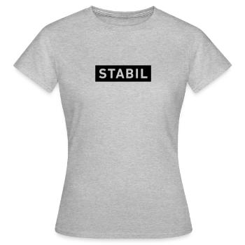 Étable! Changez votre encre vous-même! - T-shirt Femme - gris chiné - Devant - AI Model Female 172 dark (172cm)