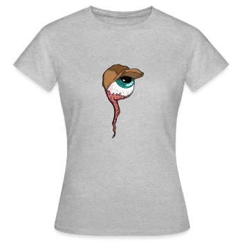 KAPEYE - T-shirt Femme - gris chiné - Devant - AI Model Female 172 dark (172cm)