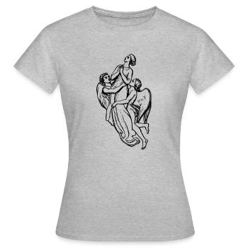 Angel - Women's T-Shirt - heather grey - Front - AI Model Female 172 dark (172cm)