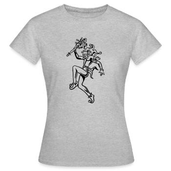 joker - Frauen T-Shirt - Grau meliert - Vorne - AI Model Female 172 dark (172cm)