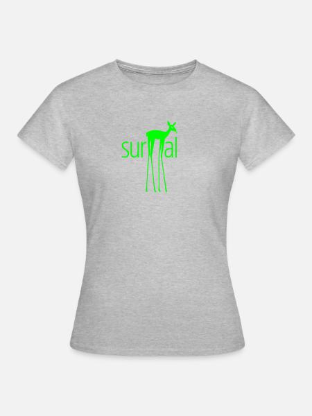 surREHal surreal - Frauen T-Shirt - Grau meliert