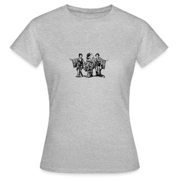 Geishas illustration - Women's T-Shirt - heather grey - Front - AI Model Female 172 dark (172cm)