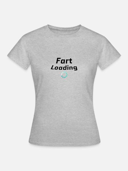 Fart loading - Frauen T-Shirt - Grau meliert