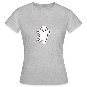 Süßer Geist - Frauen T-Shirt - Grau meliert - Vorne - AI Model Female 172 dark (172cm)