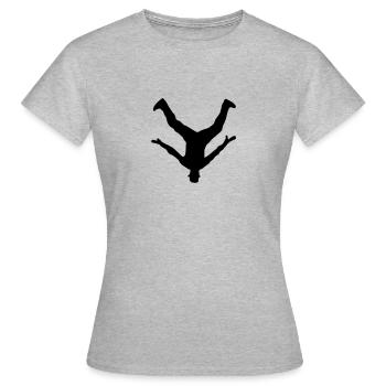 Breakdancer, Breakdance - Women's T-Shirt - heather grey - Front - AI Model Female 172 dark (172cm)