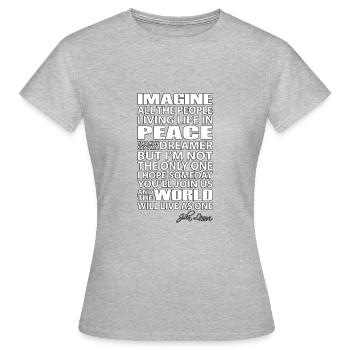 Imagine - Women's T-Shirt - heather grey - Front - AI Model Female 172 dark (172cm)