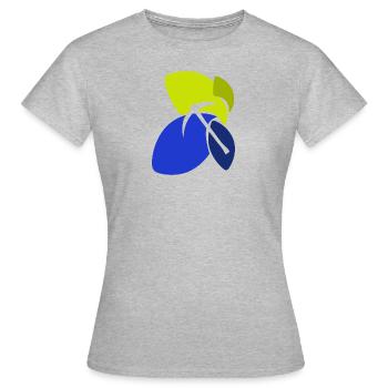 Mine de charbon - T-shirt Femme - gris chiné - Devant - AI Model Female 172 dark (172cm)