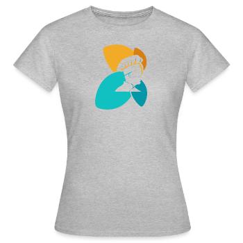 Cuisinier Cuisinier Cuisinier amateur - T-shirt Femme - gris chiné - Devant - AI Model Female 172 dark (172cm)