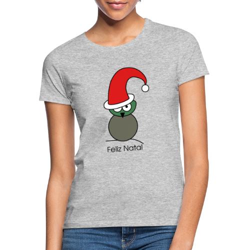 Owl - Feliz Natal - T-shirt Femme