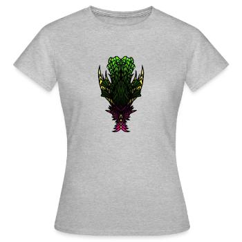 Nouveau design intéressant - T-shirt Femme - gris chiné - Devant - AI Model Female 172 dark (172cm)