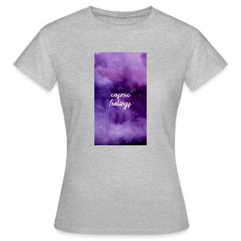 Black White Modern Coming Soon - Frauen T-Shirt - Grau meliert - Vorne - AI Model Female 172 dark (172cm)