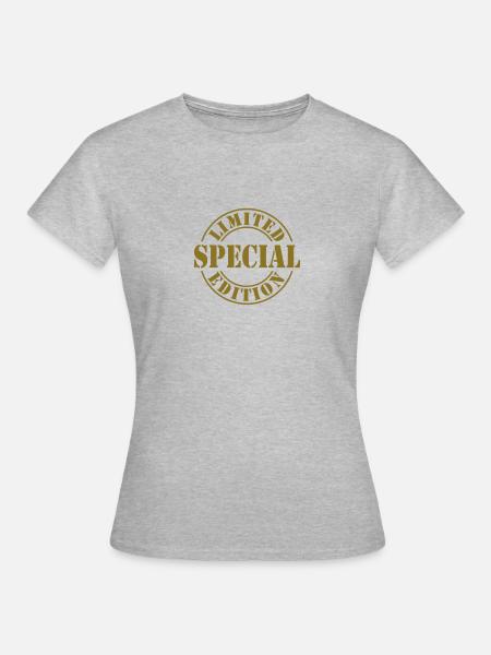 limited edition special - Frauen T-Shirt - Grau meliert