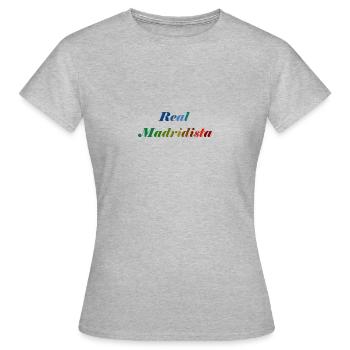 Real Madridista - Frauen T-Shirt - Grau meliert - Vorne - AI Model Female 172 dark (172cm)