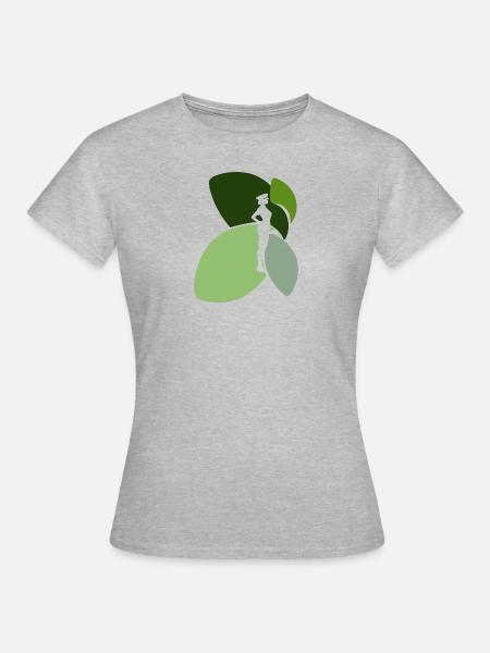 Stewardess Flugzeug - Frauen T-Shirt - Grau meliert