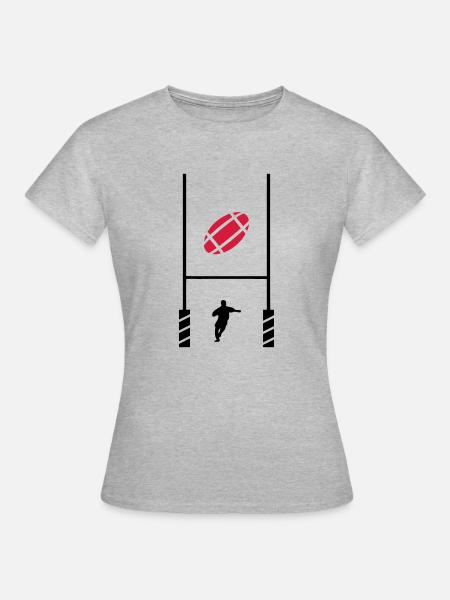 Rugby-Test 2 - Frauen T-Shirt - Grau meliert