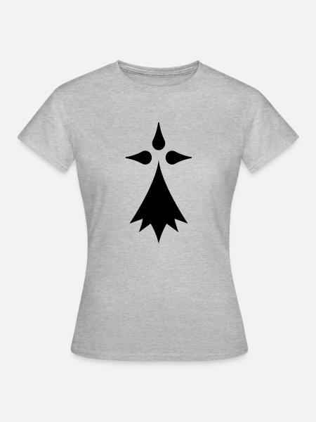 hermine02 - Frauen T-Shirt - Grau meliert
