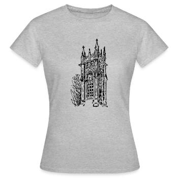 Big Ben - Women's T-Shirt - heather grey - Front - AI Model Female 172 dark (172cm)