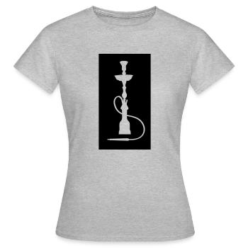 Shisha - Frauen T-Shirt - Grau meliert - Vorne - AI Model Female 172 dark (172cm)