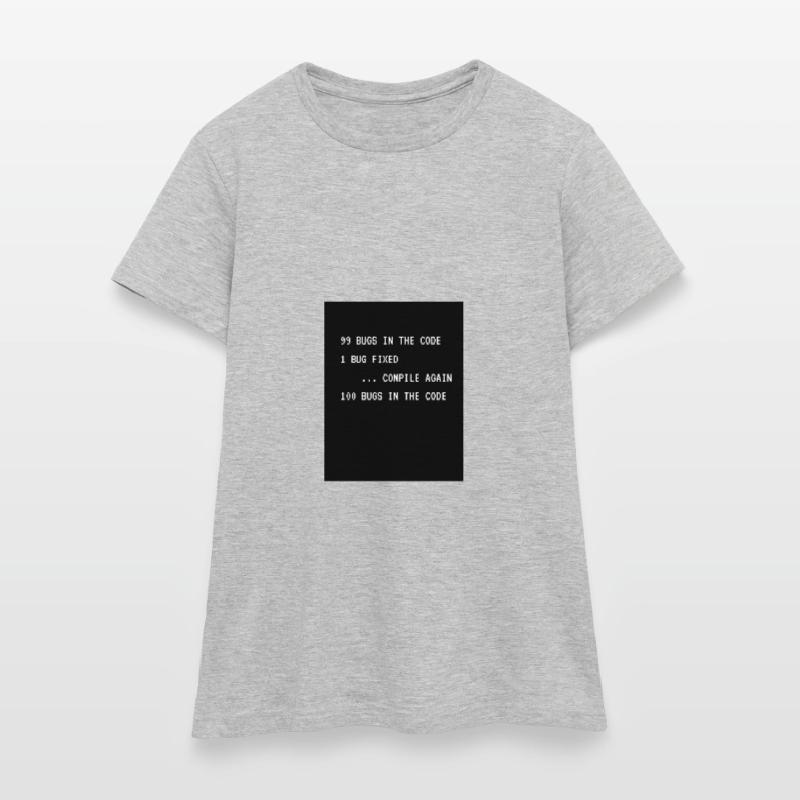 Bugs in Code Programming Joke Women's T-Shirt