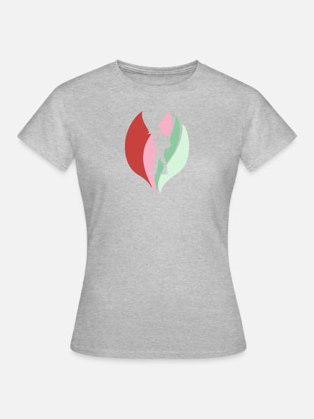 Fotograf Objektiv Spiegelreflex - Frauen T-Shirt - Grau meliert