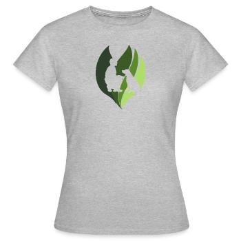 Hundeerziehung Hundetrainer Hundetraining - Frauen T-Shirt - Grau meliert - Vorne - AI Model Female 172 dark (172cm)