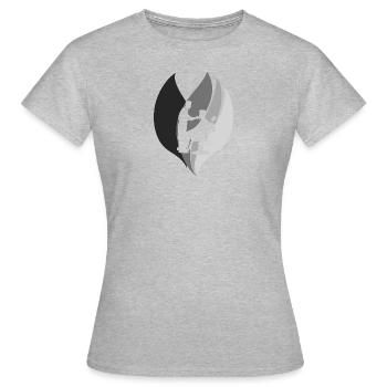 Coiffeur Coiffeur Coiffeur - T-shirt Femme - gris chiné - Devant - AI Model Female 172 dark (172cm)