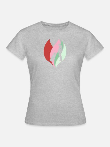 Hundetrainer Hundetraining Hundeschule - Frauen T-Shirt - Grau meliert