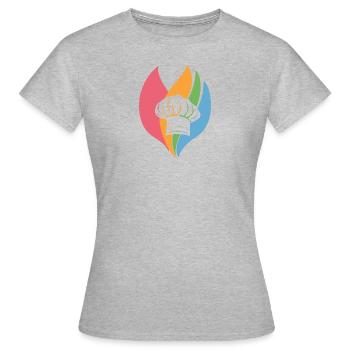 Kochen Hobbykoch - Frauen T-Shirt - Grau meliert - Vorne - AI Model Female 172 dark (172cm)