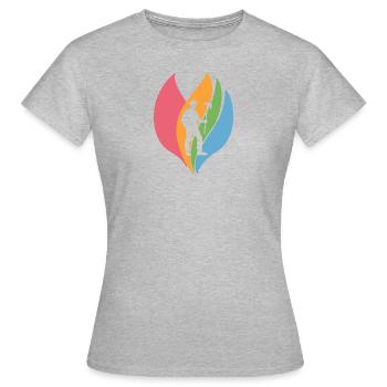 Exploitation minière du charbon de Montan - T-shirt Femme - gris chiné - Devant - AI Model Female 172 dark (172cm)
