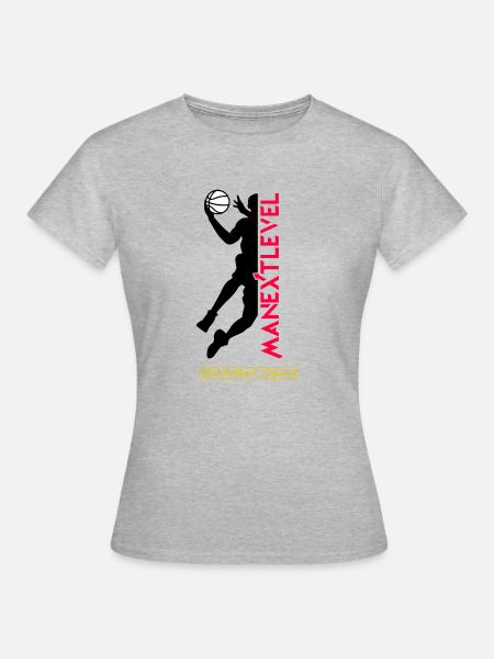 Basketball Legend - Frauen T-Shirt - Grau meliert