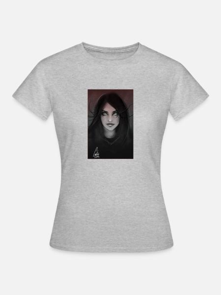 gothic - Frauen T-Shirt - Grau meliert