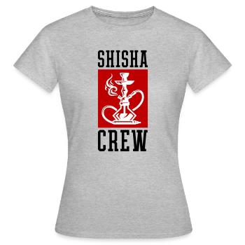 Équipe Shisha - T-shirt Femme - gris chiné - Devant - AI Model Female 172 dark (172cm)