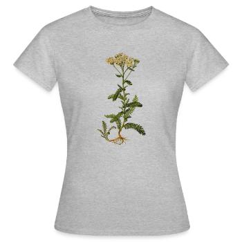 herbes thym romarin persil origan aneth - T-shirt Femme - gris chiné - Devant - AI Model Female 172 dark (172cm)
