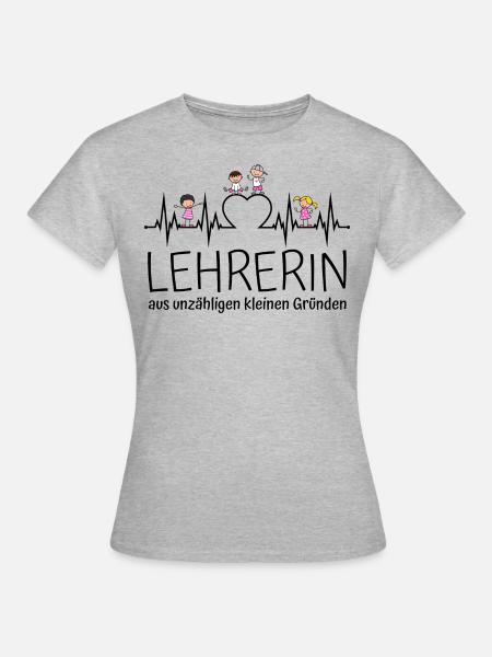 Lehrerin aus unzähligen kleinen Gründen - Frauen T-Shirt - Grau meliert
