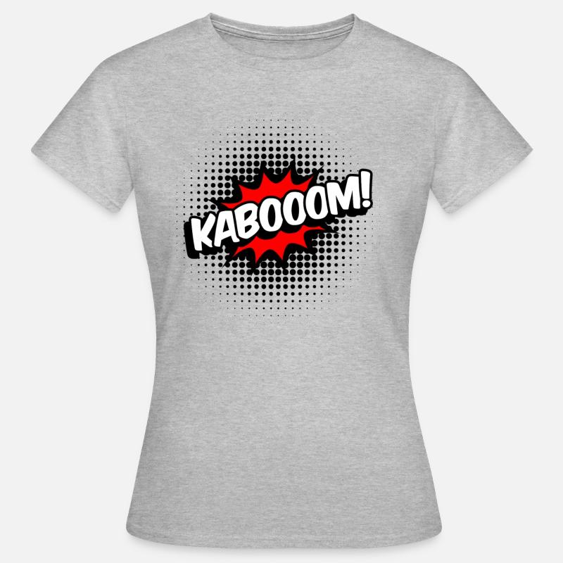 Kaboom comic - Women's T-Shirt - heather grey