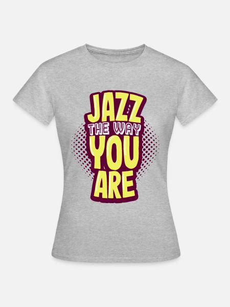 Jazz - Frauen T-Shirt - Grau meliert