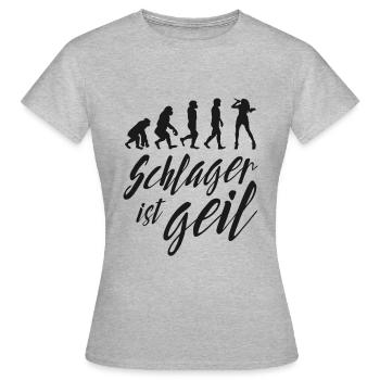 Un coup de poing - T-shirt Femme - gris chiné - Devant - AI Model Female 172 dark (172cm)