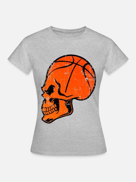Baloncesto Baloncesto regalo Baloncesto - Camiseta mujer - gris jaspeado