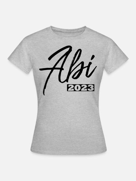 ABI 2023 - Frauen T-Shirt - Grau meliert