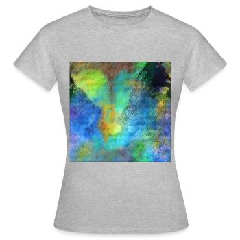 Tentation - T-shirt Femme - gris chiné - Devant - AI Model Female 172 dark (172cm)