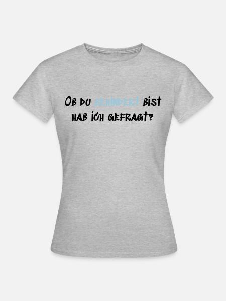 Behindert - Frauen T-Shirt - Grau meliert