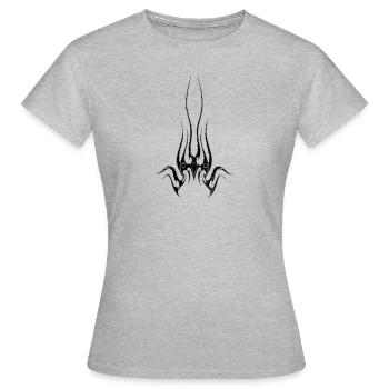 Tribal - T-shirt Femme - gris chiné - Devant - AI Model Female 172 dark (172cm)