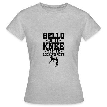 mma mixed martial arts - Frauen T-Shirt - Grau meliert - Vorne - AI Model Female 172 dark (172cm)